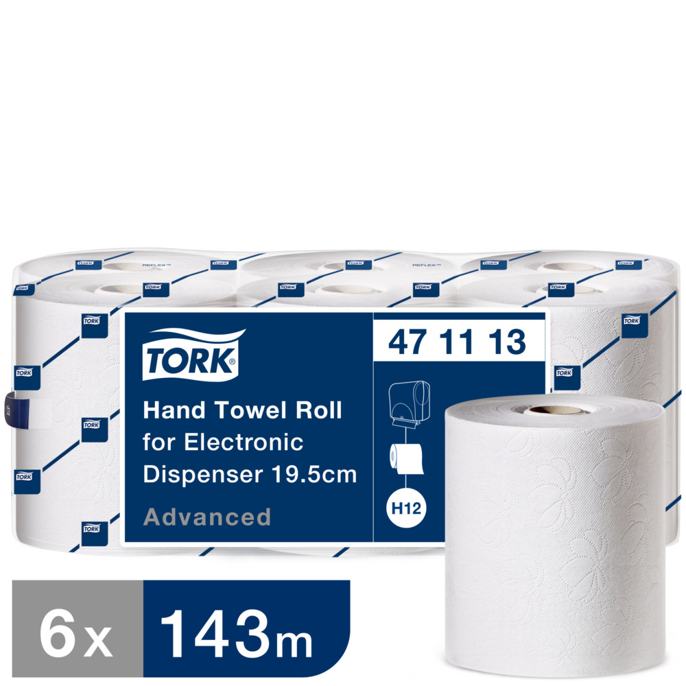 Rouleau d'essuie-mains Tork pour distributeur électronique - 19,5 cm