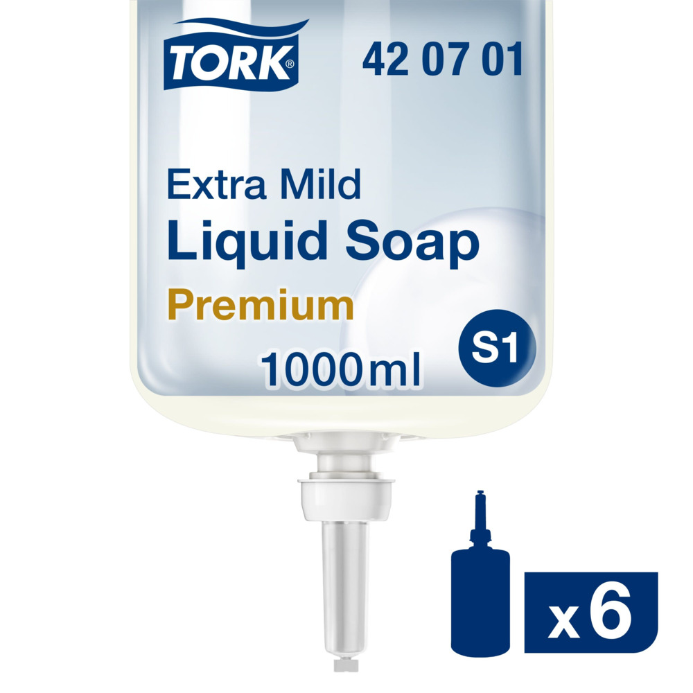 Tork Liquid Soap S1 Premium Extra Mild