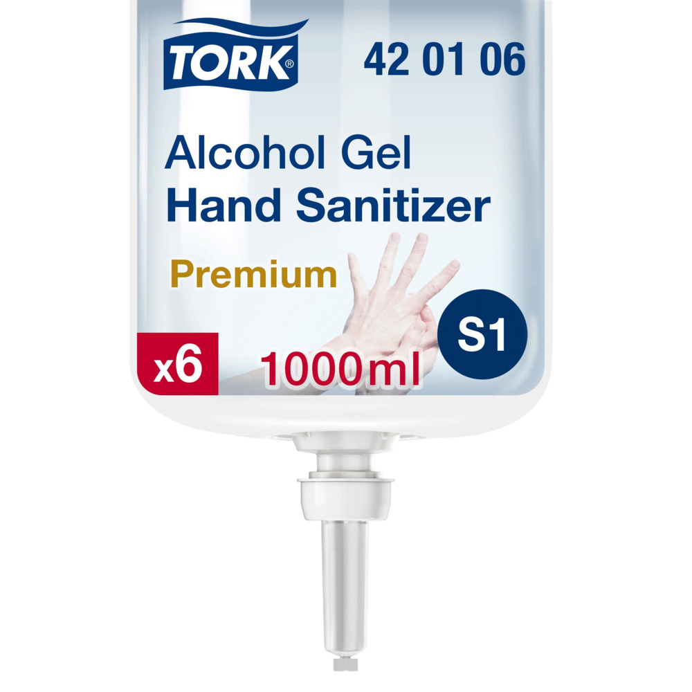 Désinfectant pour les mains en gel d'alcool Tork