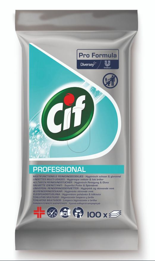Cif Professional Multipurpose wipes - általános nedves tisztítókendő