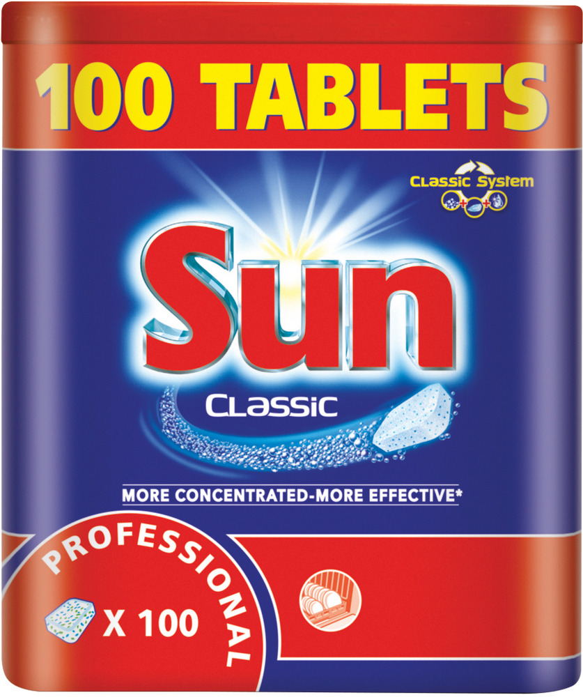 Maskinoppvaskmiddel, Sun Professional tabletter