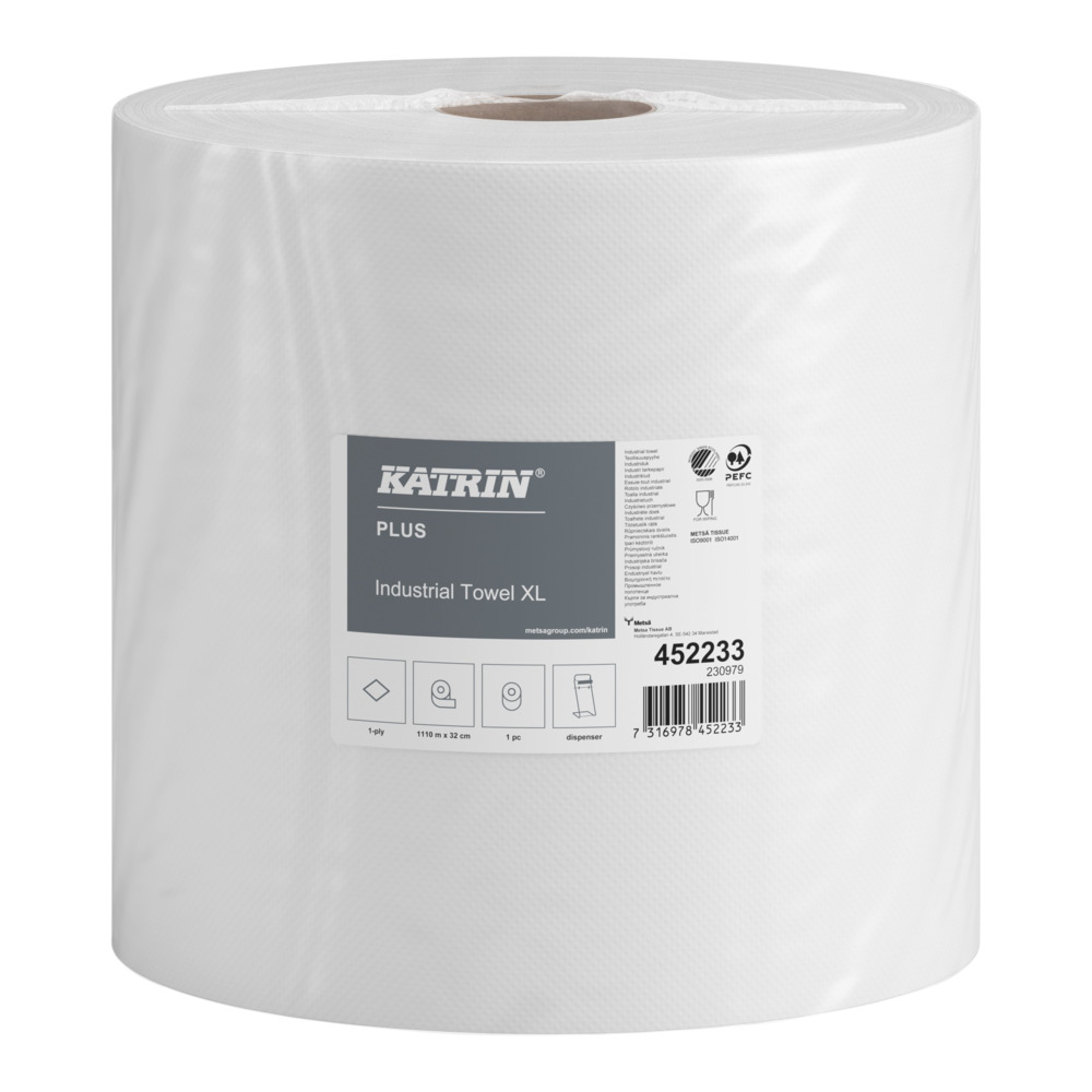 Katrin Plus XL 1200 1-lags industritørkepapir