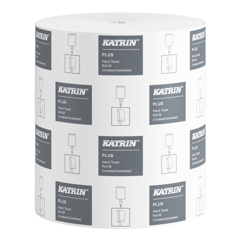 Katrin M1 Plus 1 ply Wiping paper Centerfeed roll