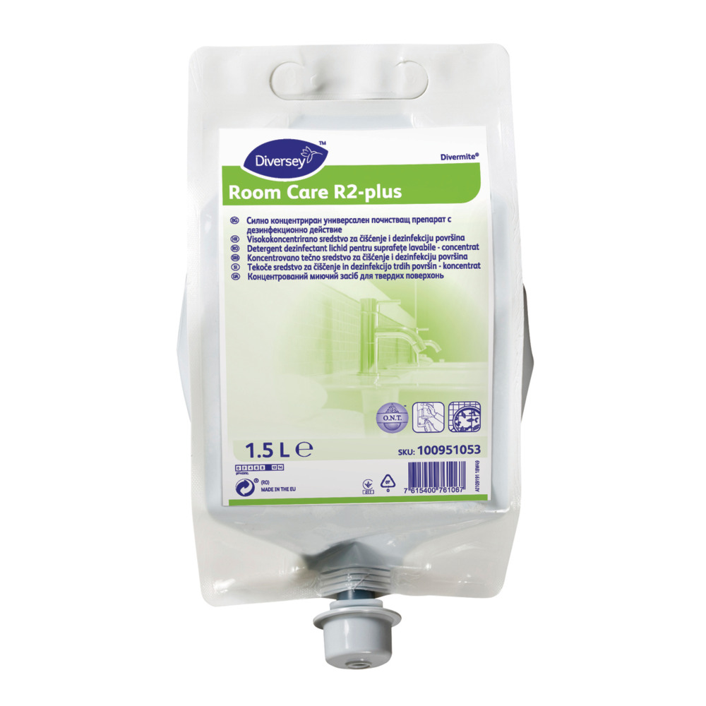 Detergent dezinfectant lichid concentrat pentru suprafete lavabile Room Care R2-plus