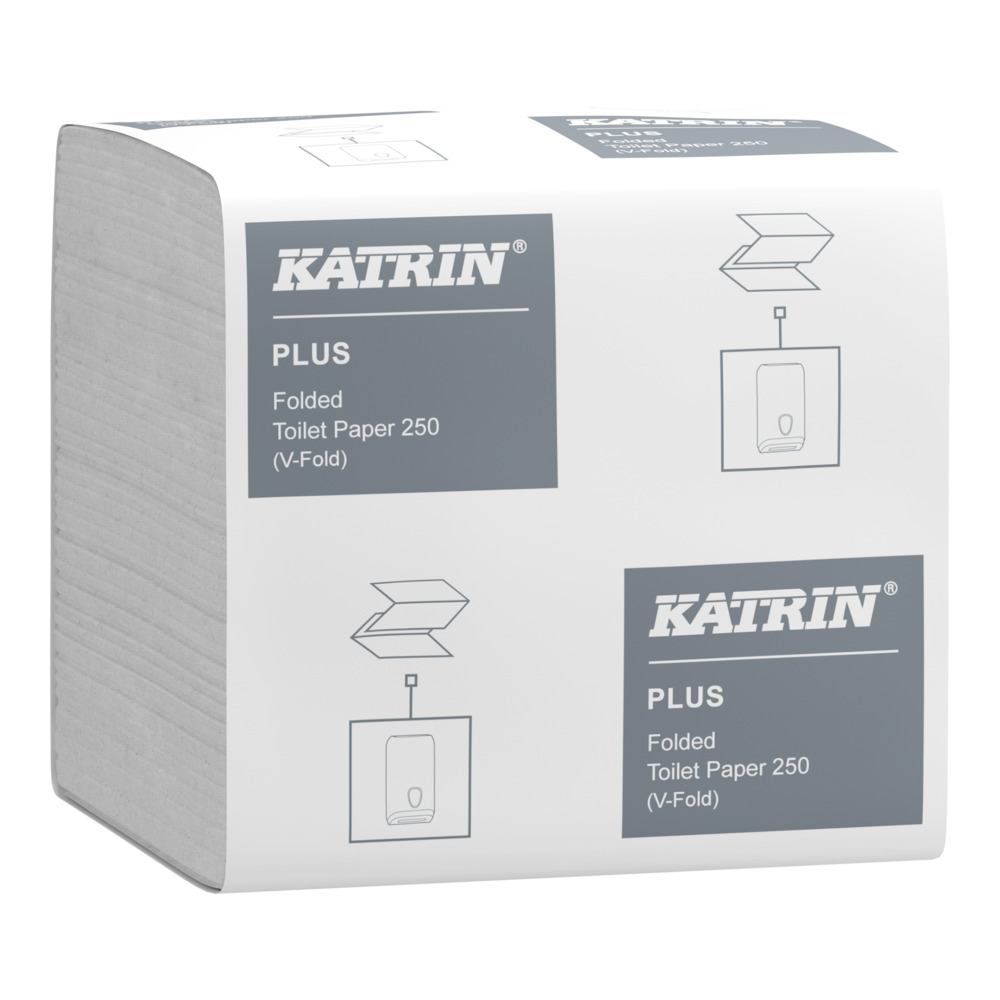 Katrin Plus Bulk Folded Toilet paper