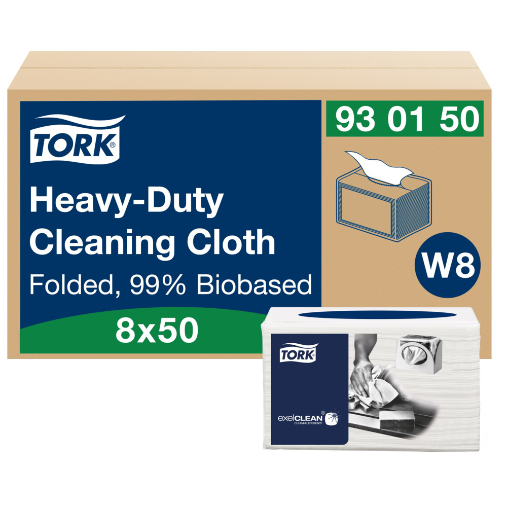 Tork Cleaning Cloth Heavy Duty W8 99% Bio based