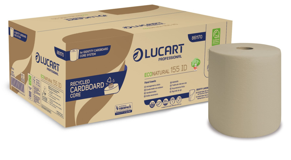 Lucart Econatural 155ID handdoekrol