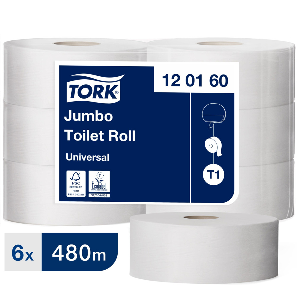 Tork T1 Universal Jumbo 1 lager Toalettpapper