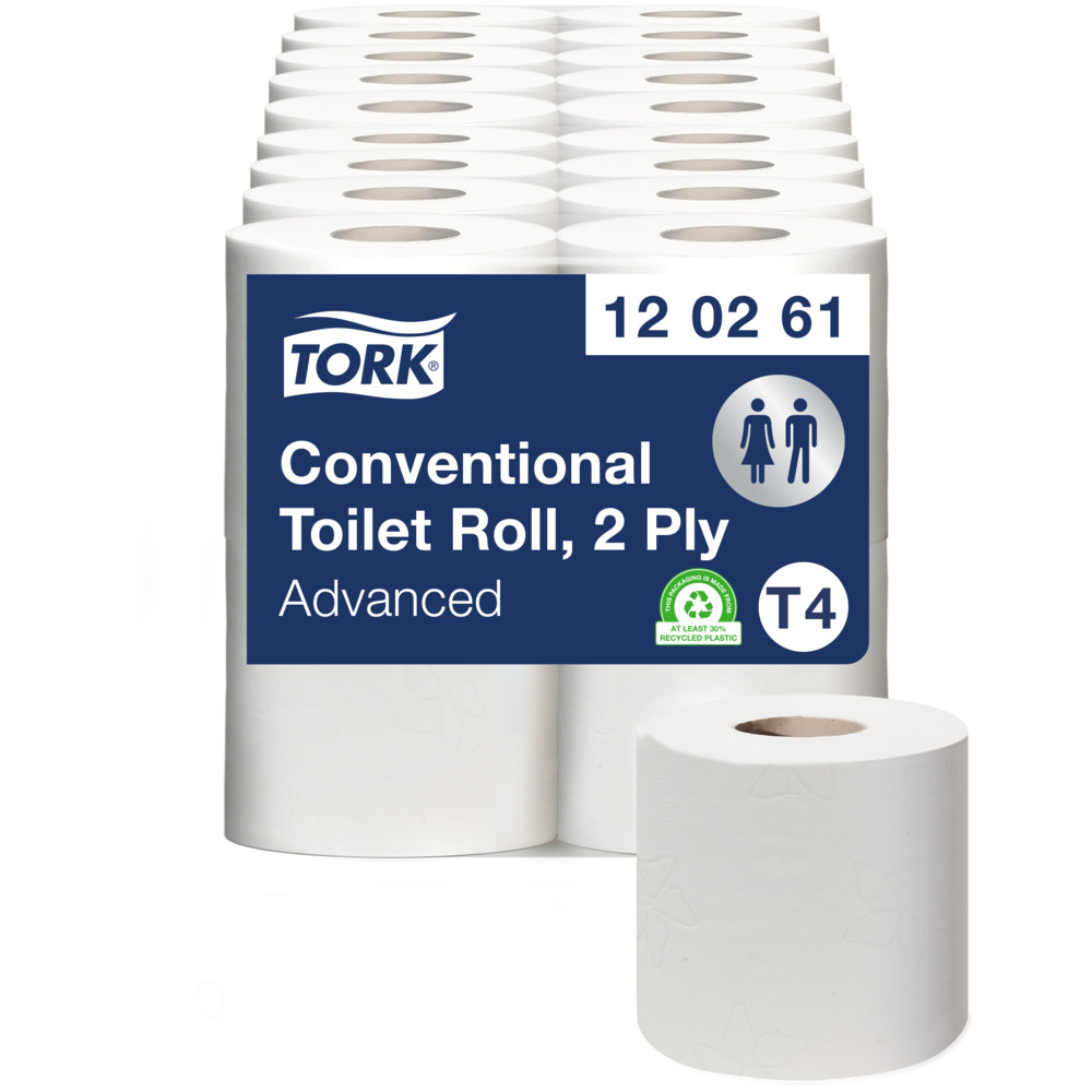 Tork T4 Advanced extra lång 2 ply Toilet paper