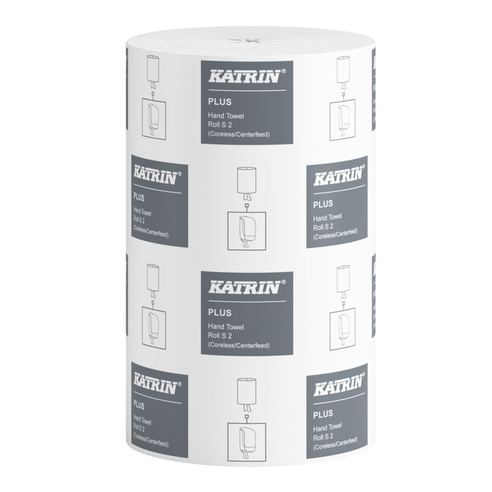 Katrin S1 Plus 2 ply Wiping paper Centerfeed roll