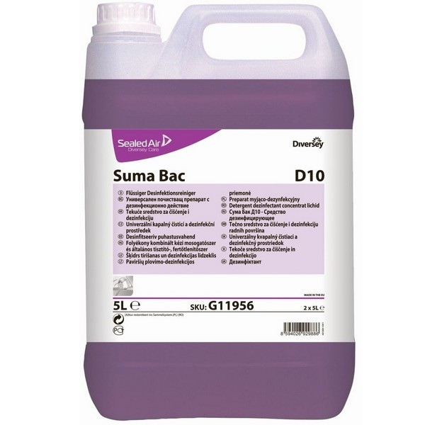 Detergent dezinfectant concentrat lichid Suma Bac D10