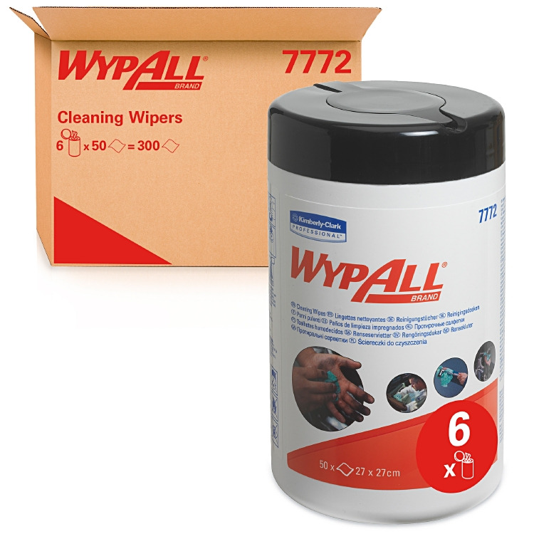 Wypall Lingettes nettoyantes humides boîte distributrice
